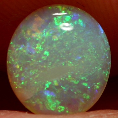 SOLID CRYSTAL OPAL Crispy bright lime greens